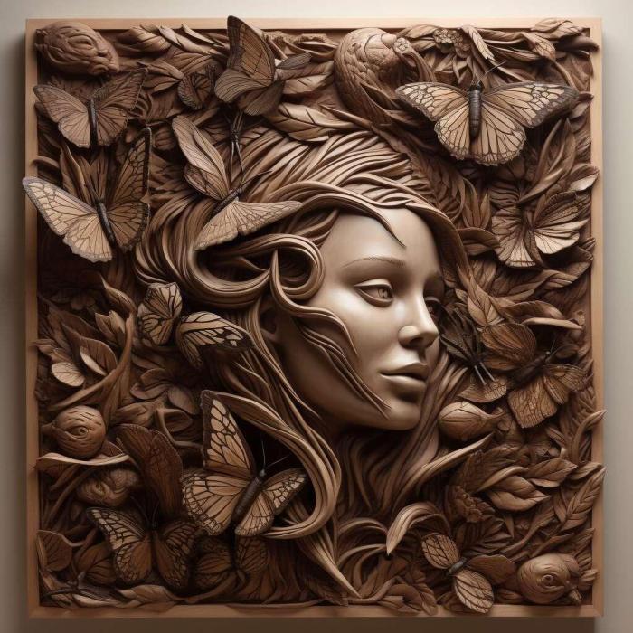 نموذج ثلاثي الأبعاد لآلة CNC 3D Art 